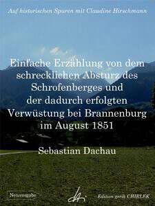 Buch Cover:: Absturz des Schrofenberges