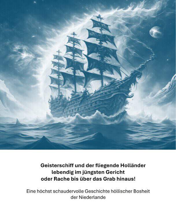 1860: Das Geisterschiff und der fliegende Holländer lebendig im jüngsten Gericht  oder Rache bis über das Grab hinaus!