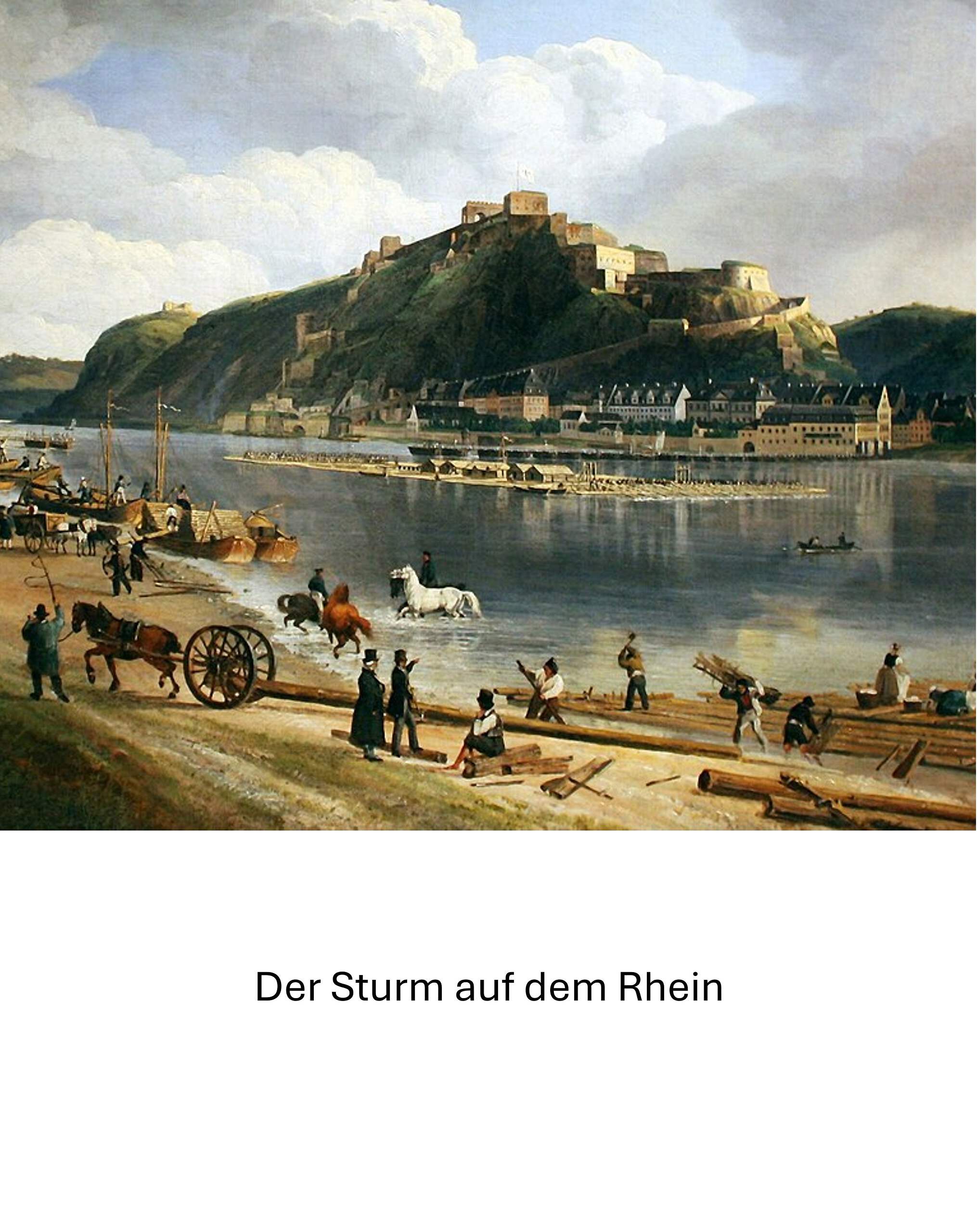 Der Sturm auf dem Rhein